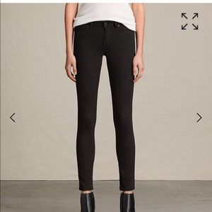 Allsaints Black denim Mast fit